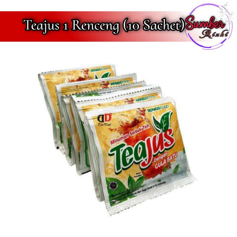 

Teajus 1 Renceng isi 10 Sachet