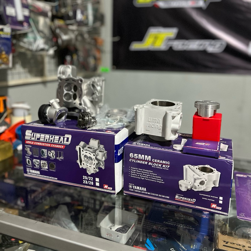 Paket UMA RACING 195cc MX King Blok Kit & Head Set Noken