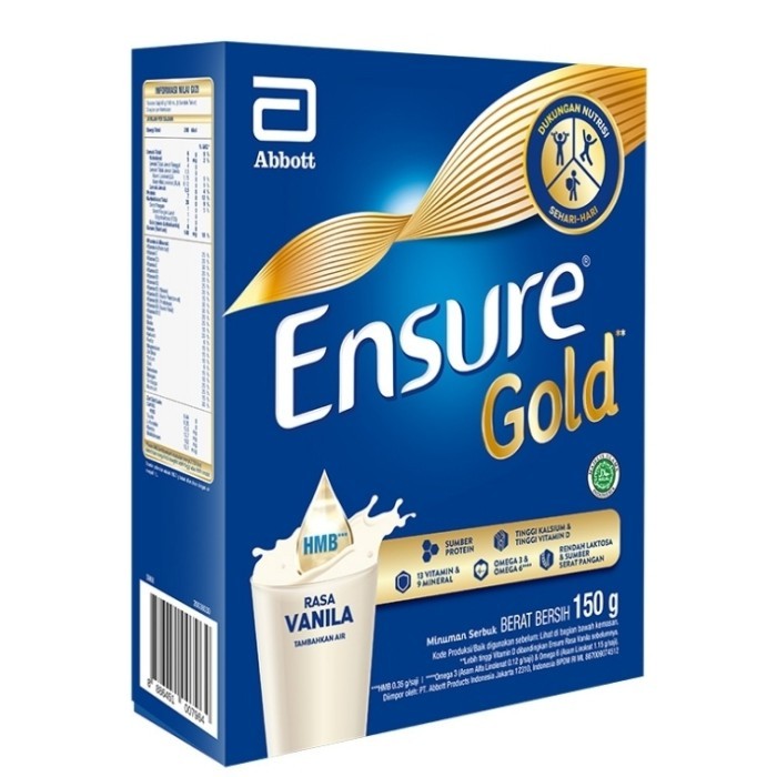 

ENSURE GOLD VANILLA 150GR - RAJA SUSU