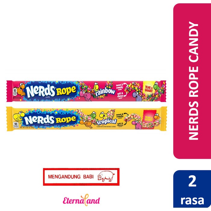 Nerds Rope Candy - permen impor USA (NON HALAL)