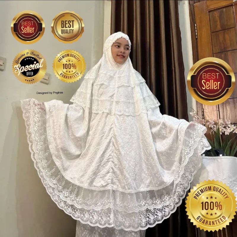 MUKENA SUTRA ORIGINAL PREMIUM MEWAH / MUKENA SUTRA SESERAHAN  / MUKENA HANTARAN / MUKENA SUTRA PARIS
