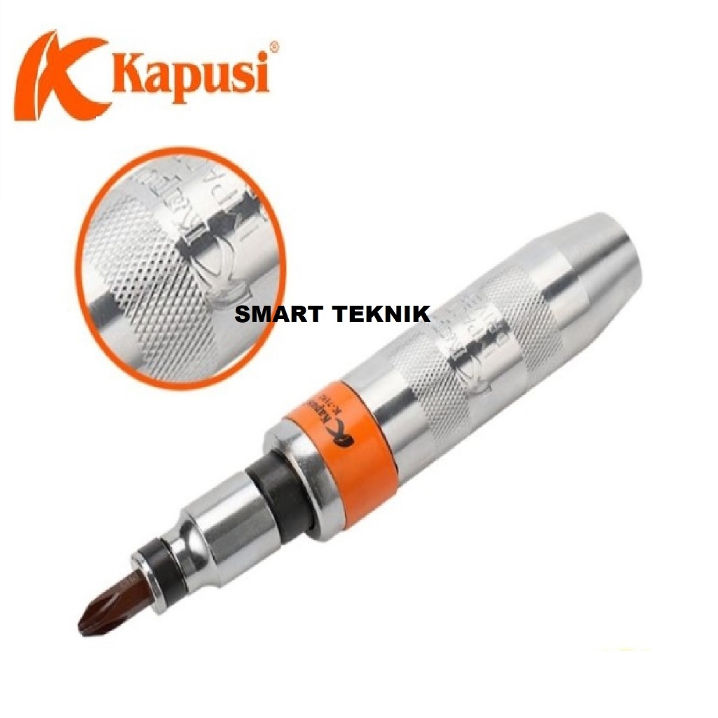 Kapusi Obeng Ketok 12 pcs Obeng Ketok Impact Screwdriver Set obeng Ketok