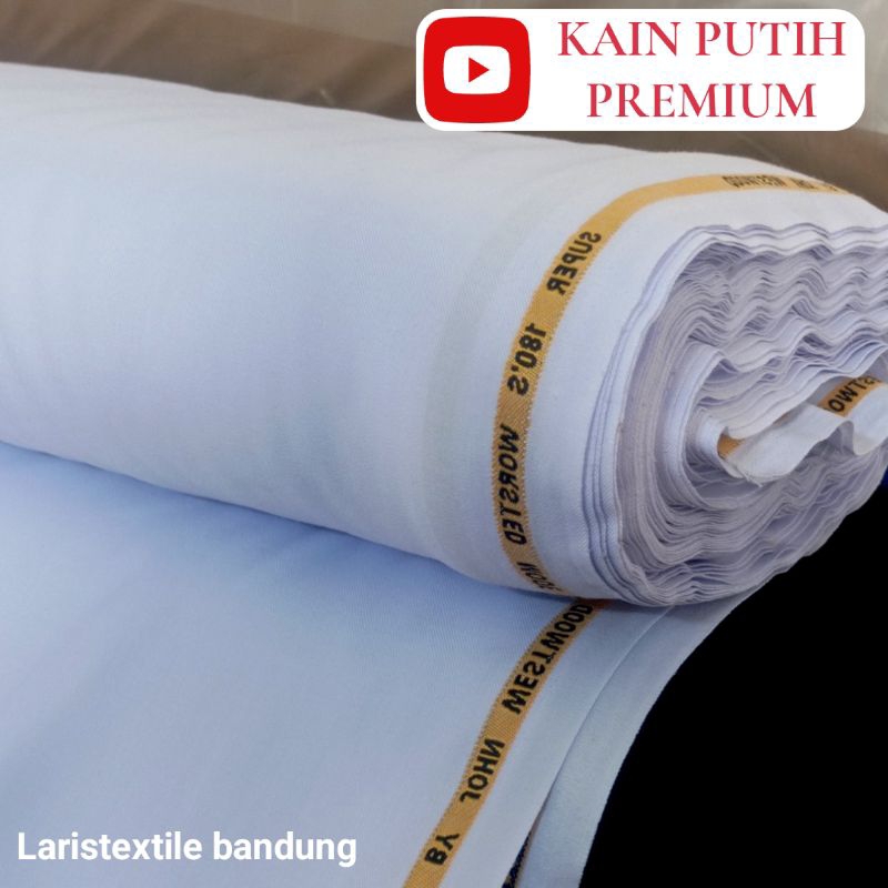 Kain putih seragam PNS asn kedokteran/kebidanan kain jas, celana pormal