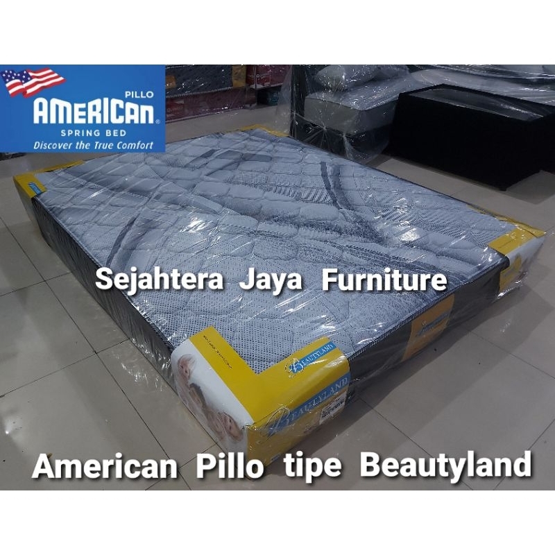 Springbed American Pillo 120x200 Beautyland / Spring bed American 120x200