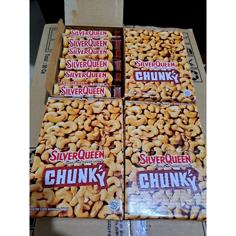 

SILVERQUEEN Chungkybar Mede Toples 30gr SILVERQUEEN Chungkybar Cashew 30gr 33gr Chungkybar 26gr Jar Chungkyjar Mede 30gr 30gr