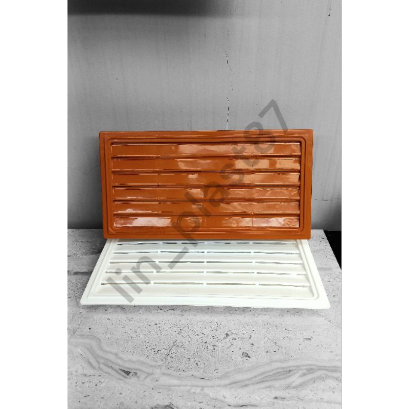 Jalusi Pvc Plastik Ventilasi Udara Pintu Kamar Mandi Toilet Kisi-Kisi Udara Merk Puso