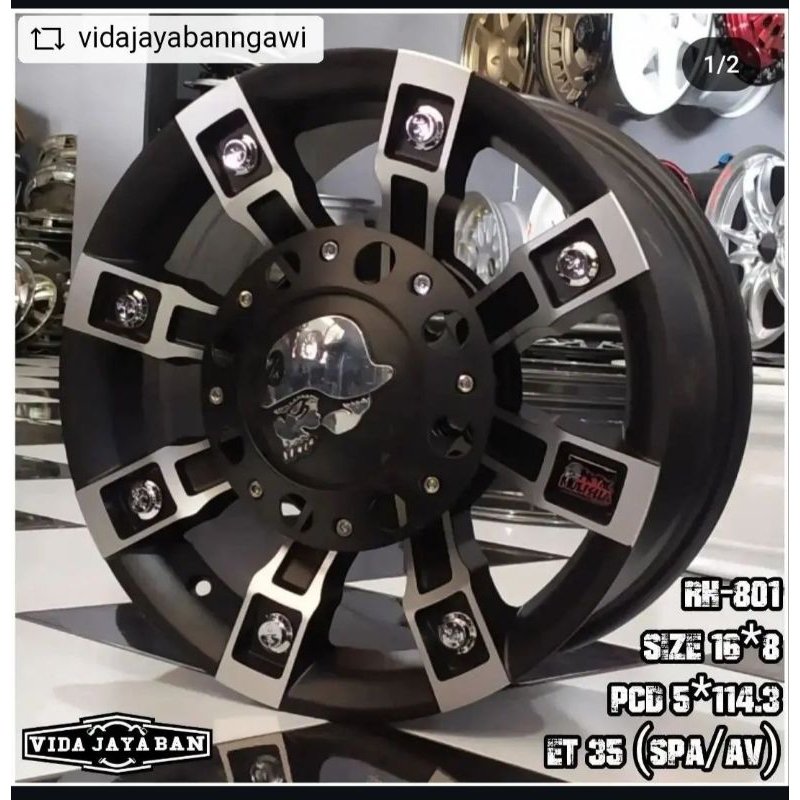 VELG RH 801 TERIOS,RUSH DLL RING 16