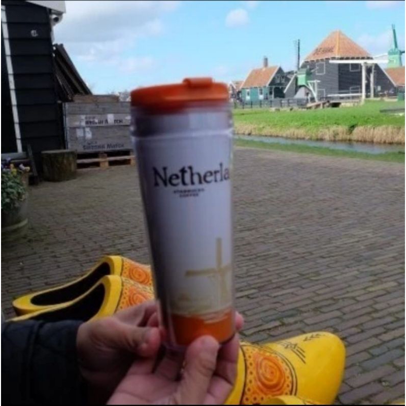 Tumbler Botol Minum Starbucks Netherlands Amsterdam Asli Original