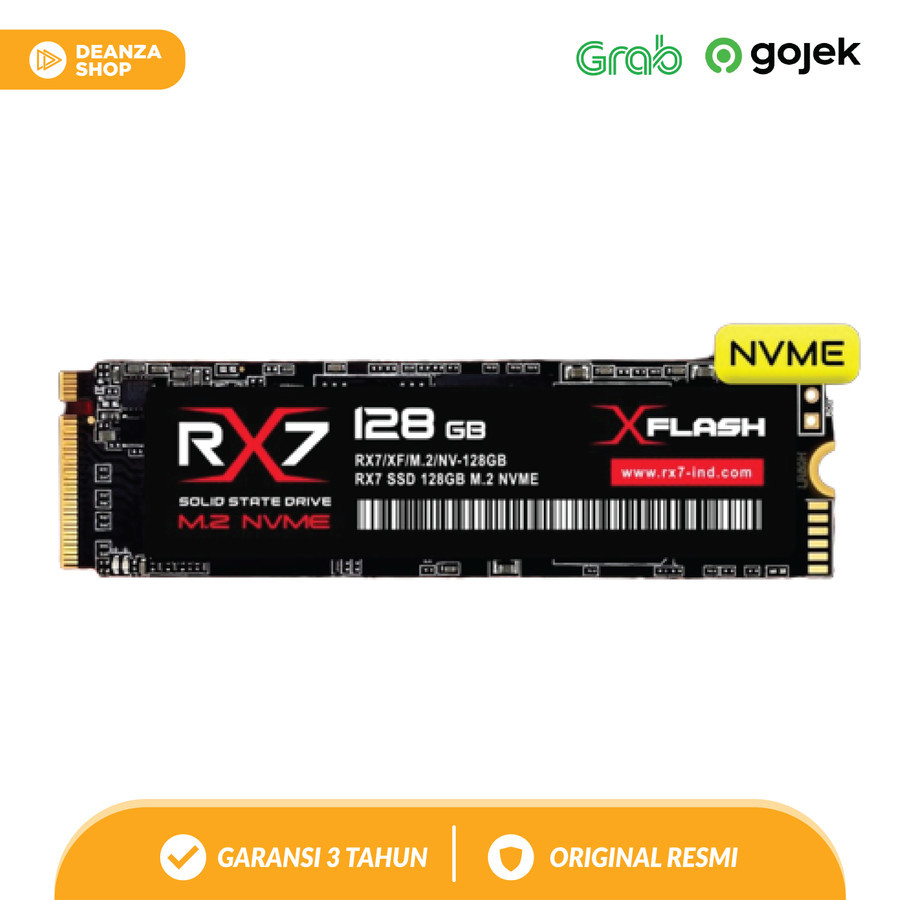 SSD RX7 M.2 NVME + WIND 10 PRO SIAP PAKAI 128GB 256GB 512GB GARANSI RESMI