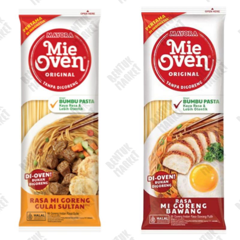 

Mie Oven Goreng Gulai Sultan 76gr / Mie Oven Goreng Bawang Putih / Mie Goreng/ Mie Oven / Mie Instan