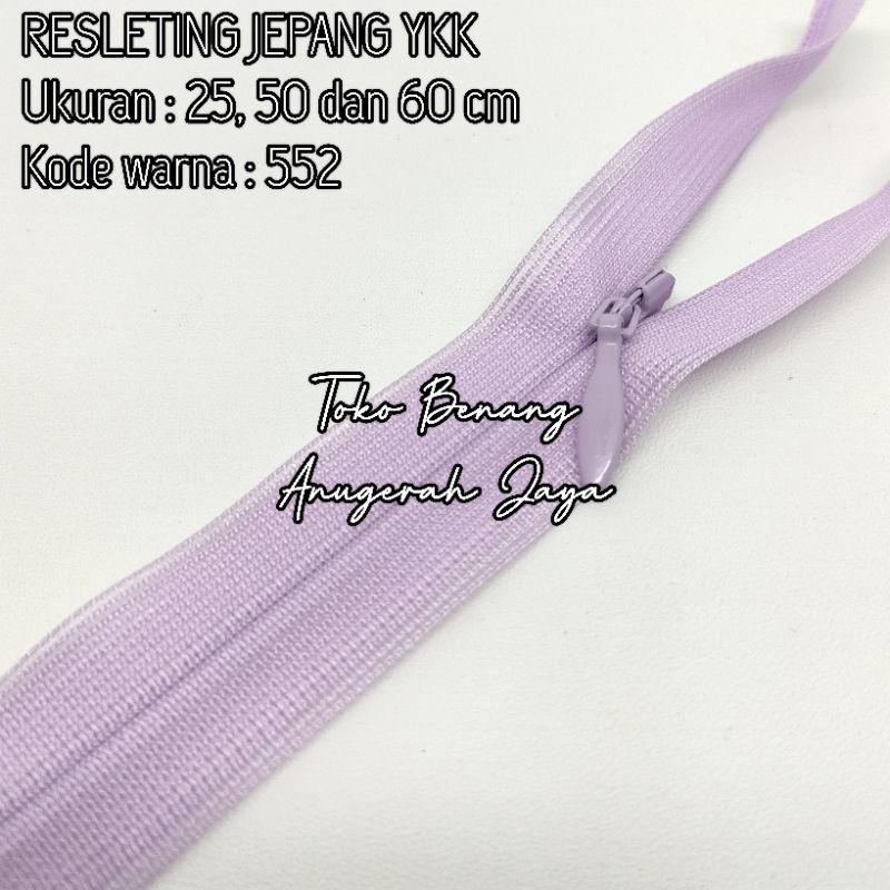 Resleting Jepang YKK no 552