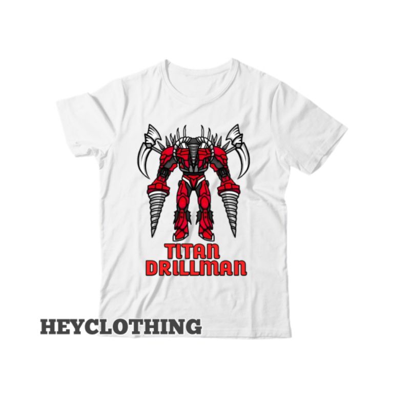 Baju Anak Titan Drillman Kaos Anak Titan Pakaian Anak Anak Laki Laki Perempuan