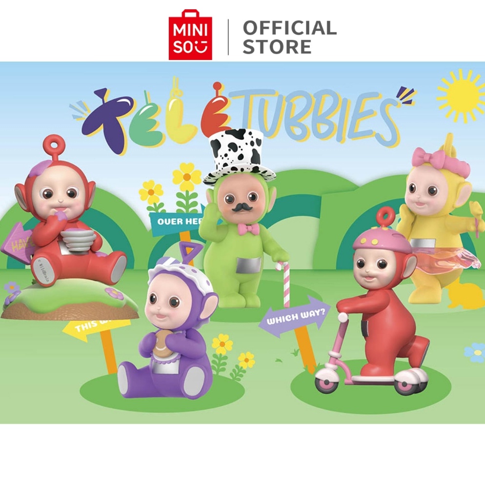 ART A23J Miniso x Teletubbies Baby Tour Collection Mystery Box Blind Box Lucu Ornamen Kecil Edisi Te