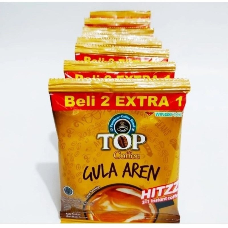 

Top Kopi Gula Aren Renceng 22gr isi (10+5) Sachet