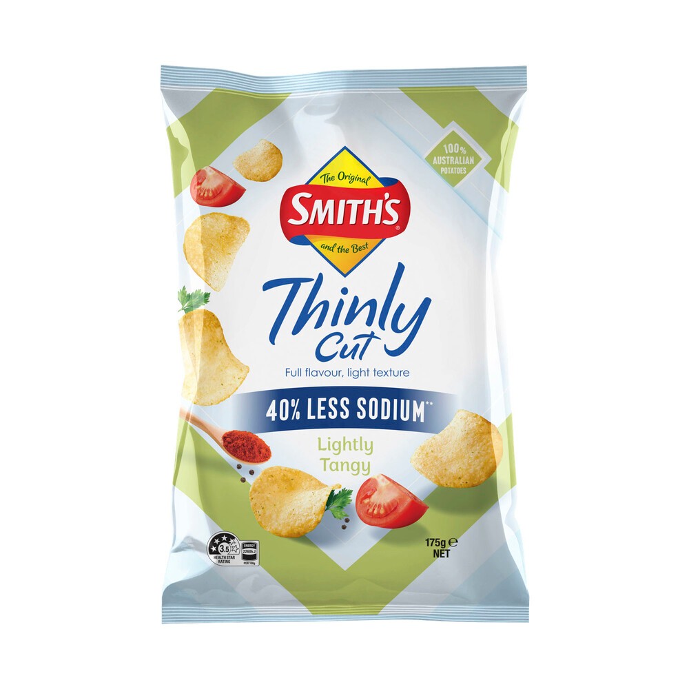 

Smith's Thinly Cut Potato Chips All Variant | 175g Dari Australia