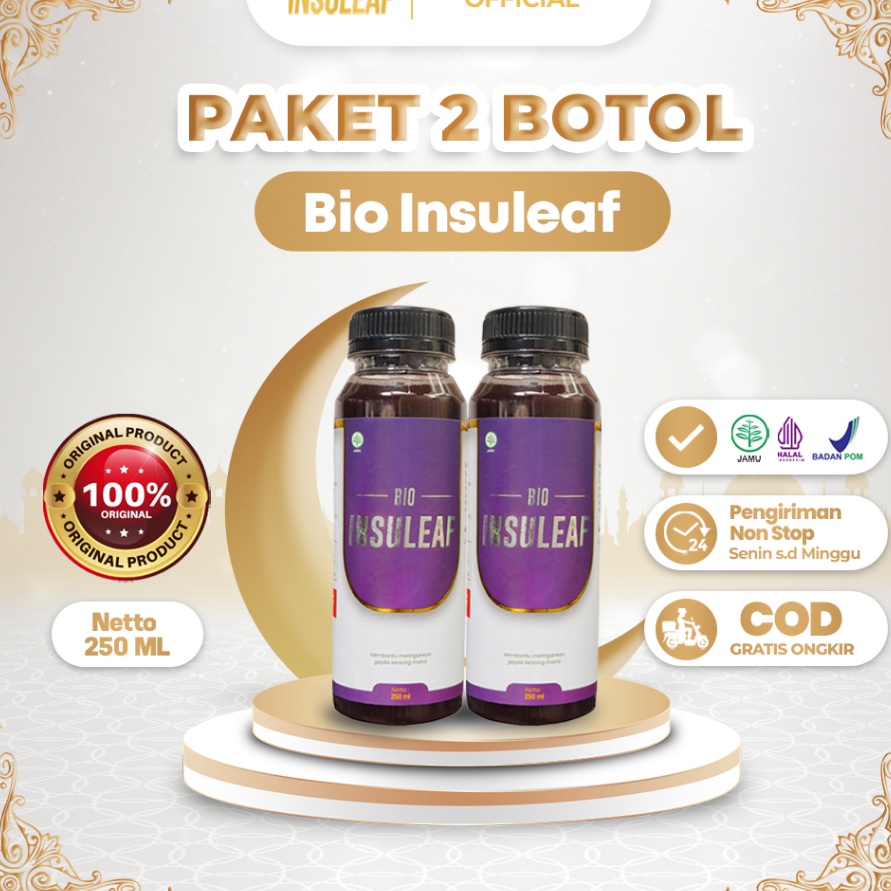 

PROMO SALE Bio Insuleaf Suplemen Herbal 2 Pcs