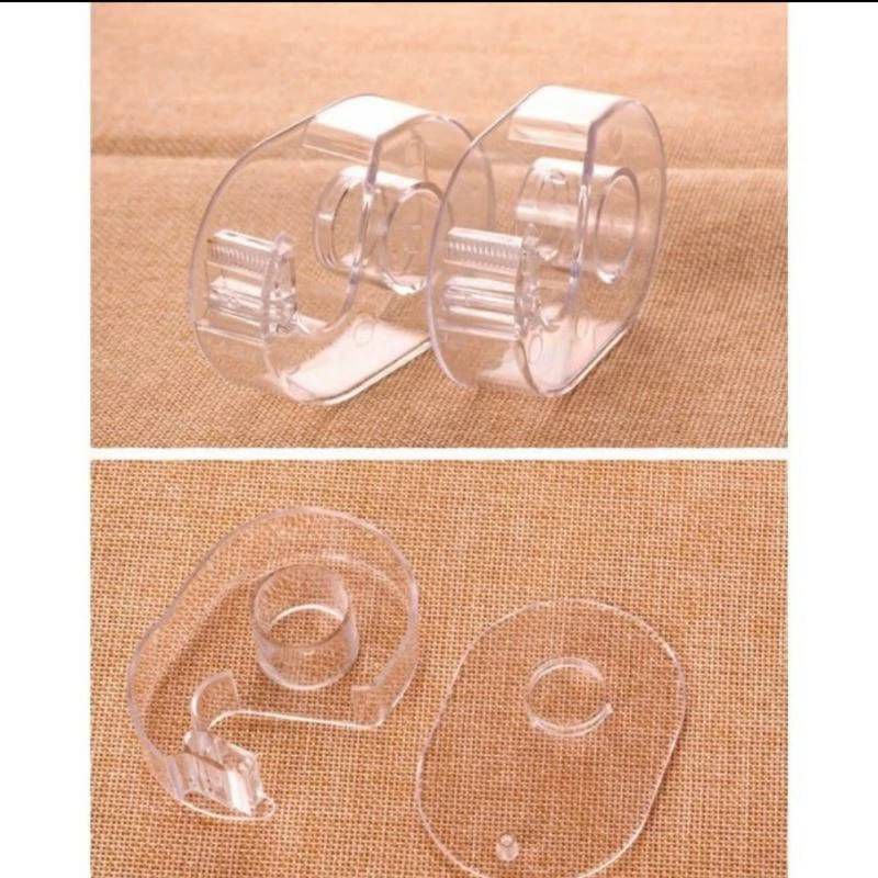 

Single Transparant Washi Tape/ Selotip Dispenser Mini Single/ Dispenser Isolasi Kecil