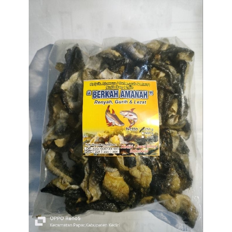 

Krecek Kripik Kulit Patin Aluman/Setengah Matang 250g