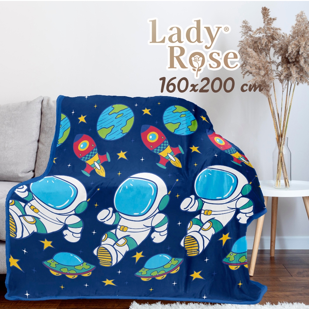 Lady Rose Blanket / Selimut Motif ASTRO Origanal Produk Selimut Bulu Halus Dan Anti Rontok
