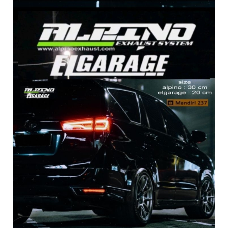 sticker ALPINO ELGARAGE