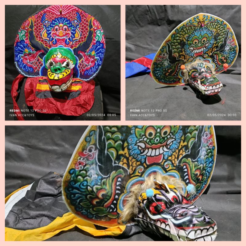 MAINAN TRADISIONAL BARONGAN + KLINTINGAN MODEL BUAYA / CAPLOKAN + KLINTINGAN BOYO BERKUALITAS