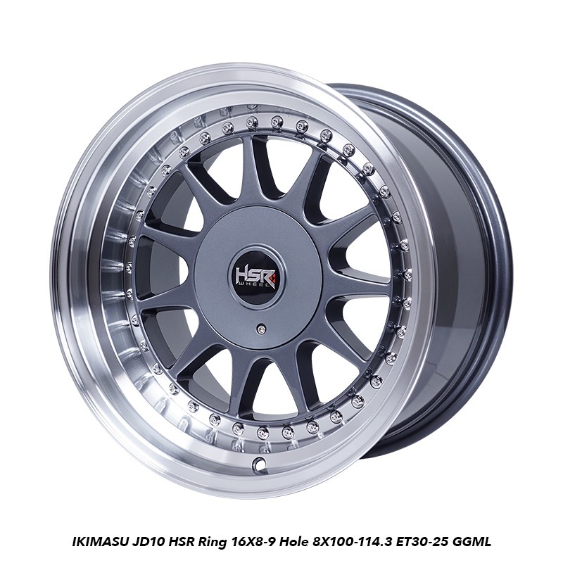 Velg Celong Ring 16 Untuk Mobil Livina Xenia Brio Jazz Freed Type  Hsr Ikimasu Jd10 HSR R16 Lebar 8/