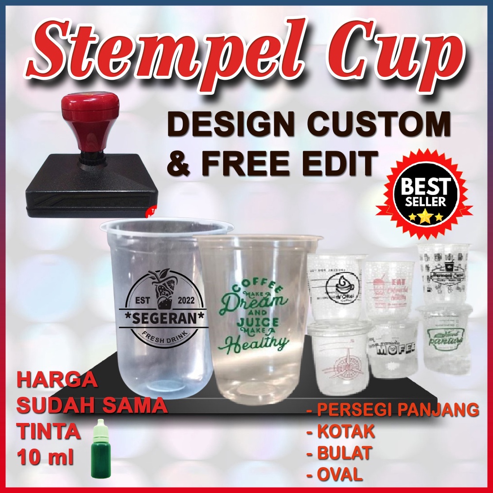 

STEMPEL GELAS CUP STEROFORM PLASTIK KAYU ART X3S7