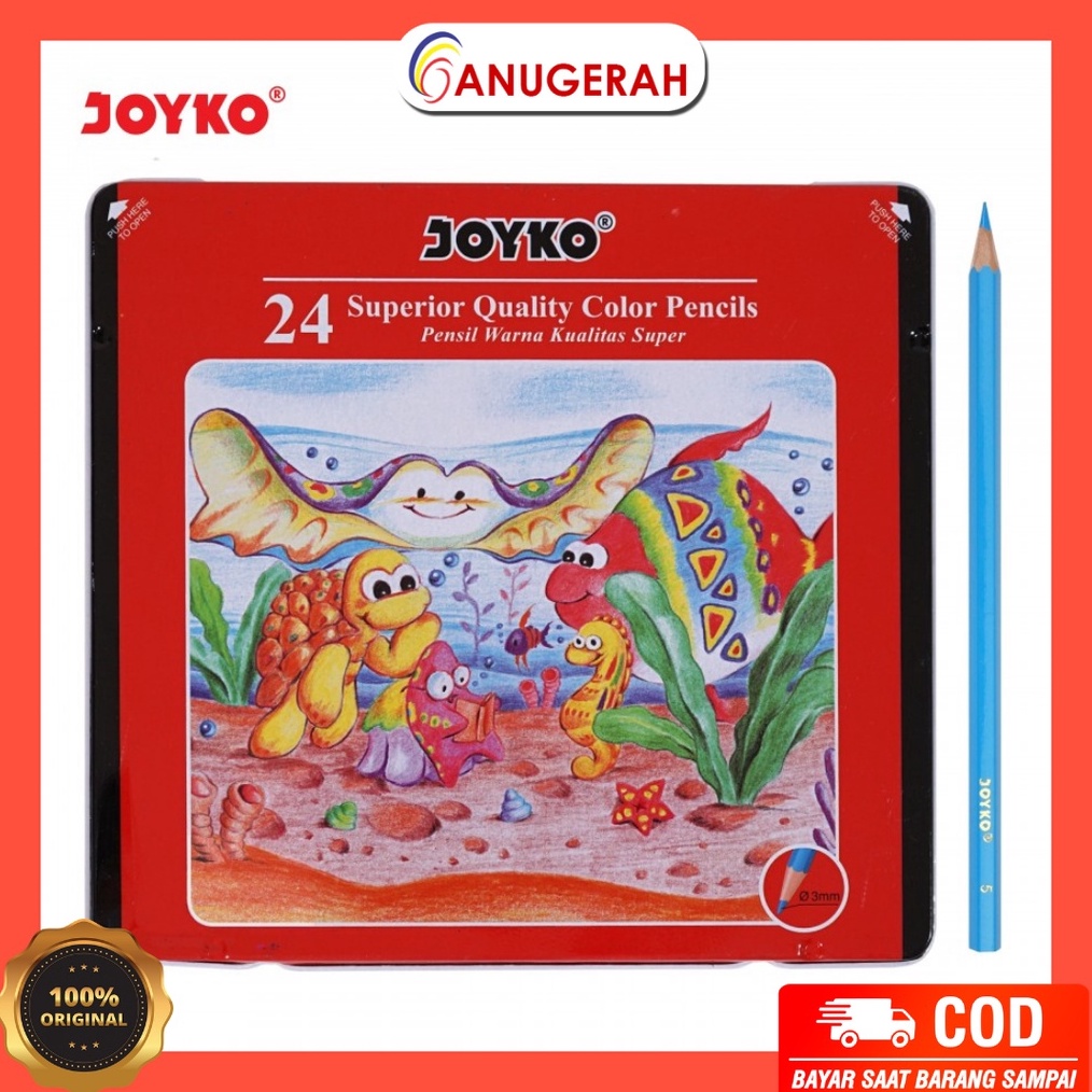 

JOYKO CP24 TC PENSIL WARNA KALENG ART R2K7