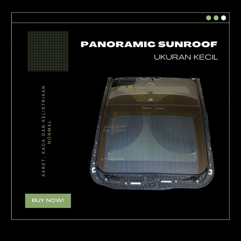 Panoramic Sunroof Ukuran Kecil