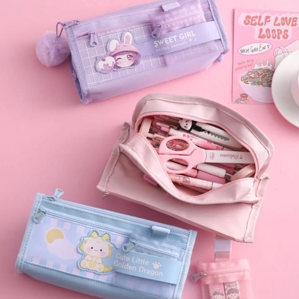 

Mia K4 Kotak Pensil Ala Korean Student Motif Kartun Lucu Tempat Pensil Karakter Kartun Lucu Dompet Pensil Anak ART U8L5