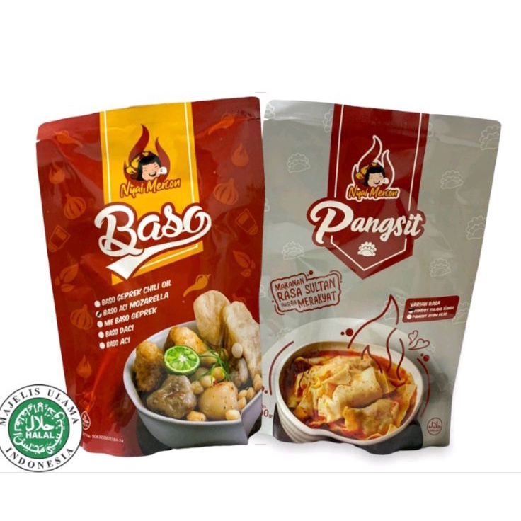 

PALING AMPUH Pangsit Tulang Rangu Mercon Keju Baso Full Mozarella lumer by Nyai Mercon Jajanan Viral Instant