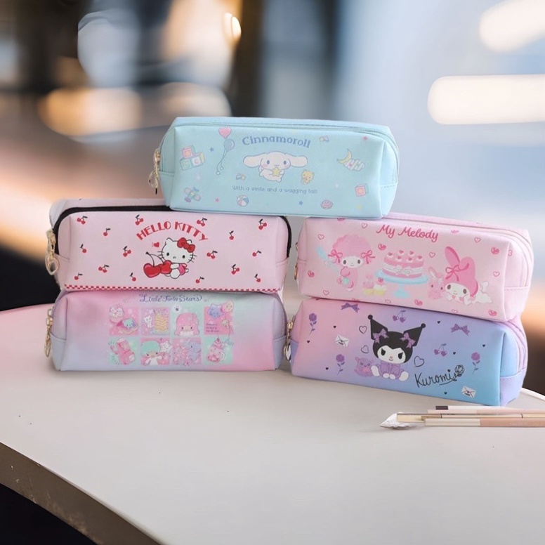 

PENCIL CASE TEMPAT PENSIL MOTIF KARTUN SANIRO PREMIUM CINAMOROLL MELODY KUROMI LUCU ART F1P8