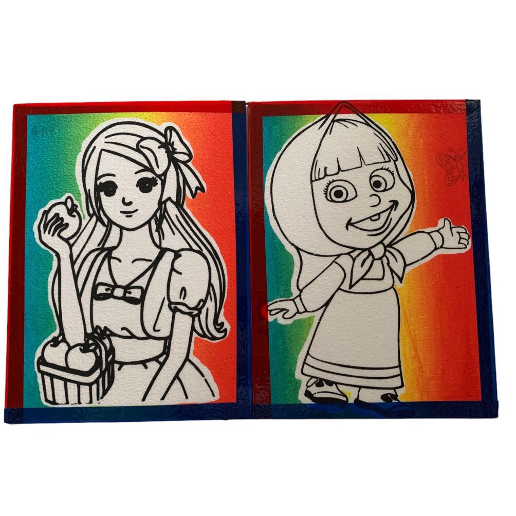 

25pcs Lis Lakban Rainbow Sterofoam Lukis uk 33x5 Sterofoam Mewarnai Gabus Lukis Pasar Malam ART H5X8
