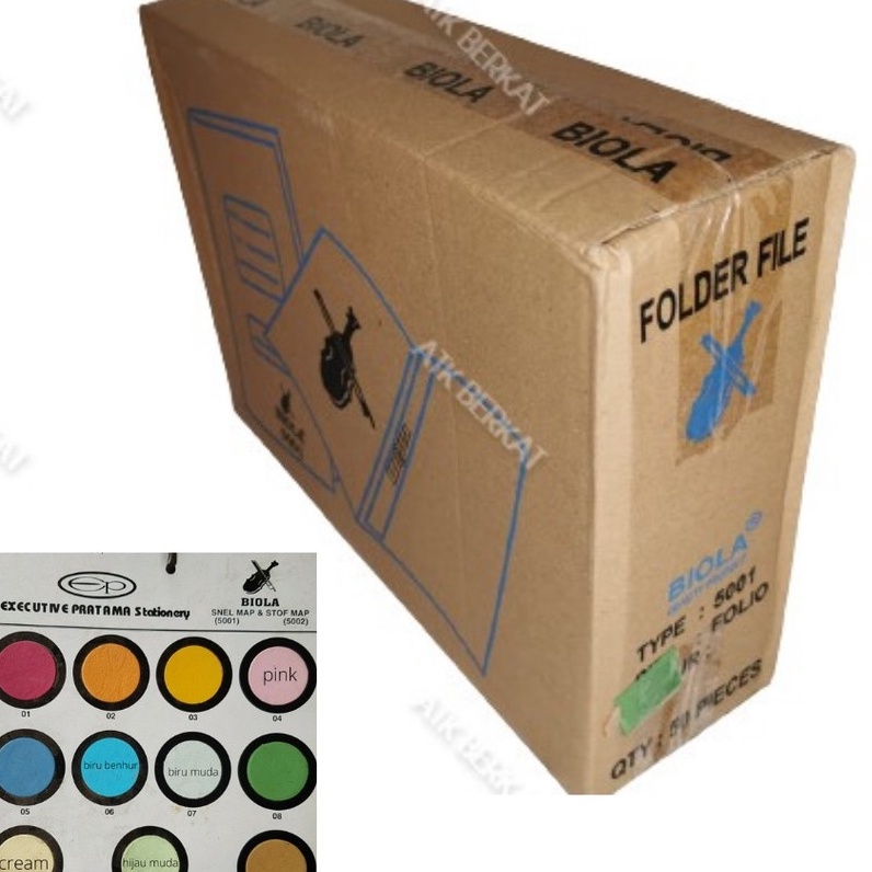 

Map kertas stofmap stopmap Biola 51 Snelhecter ART K8B7