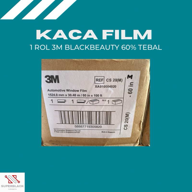 KACA FILM 3M BB 1 ROL 60%