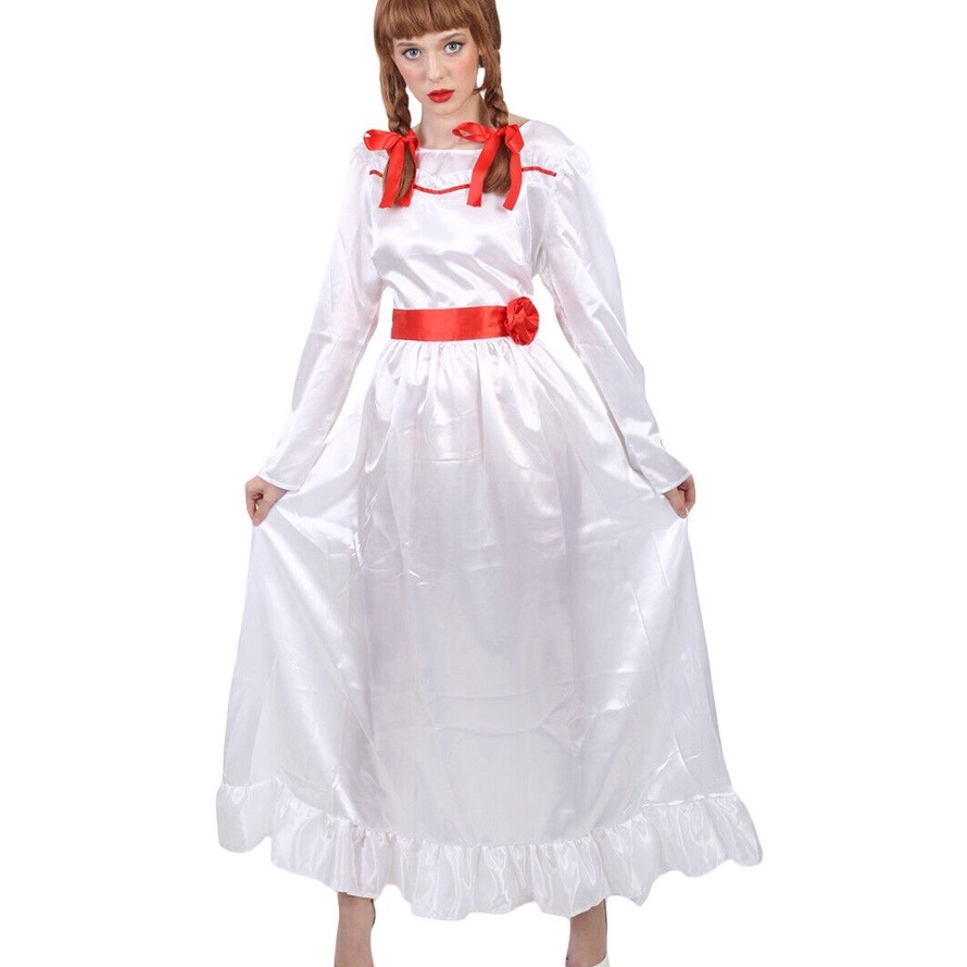 Terlaris Kostum Anabel Cosplay Boneka Annabelle Costume dewasa Adult All size Halloween