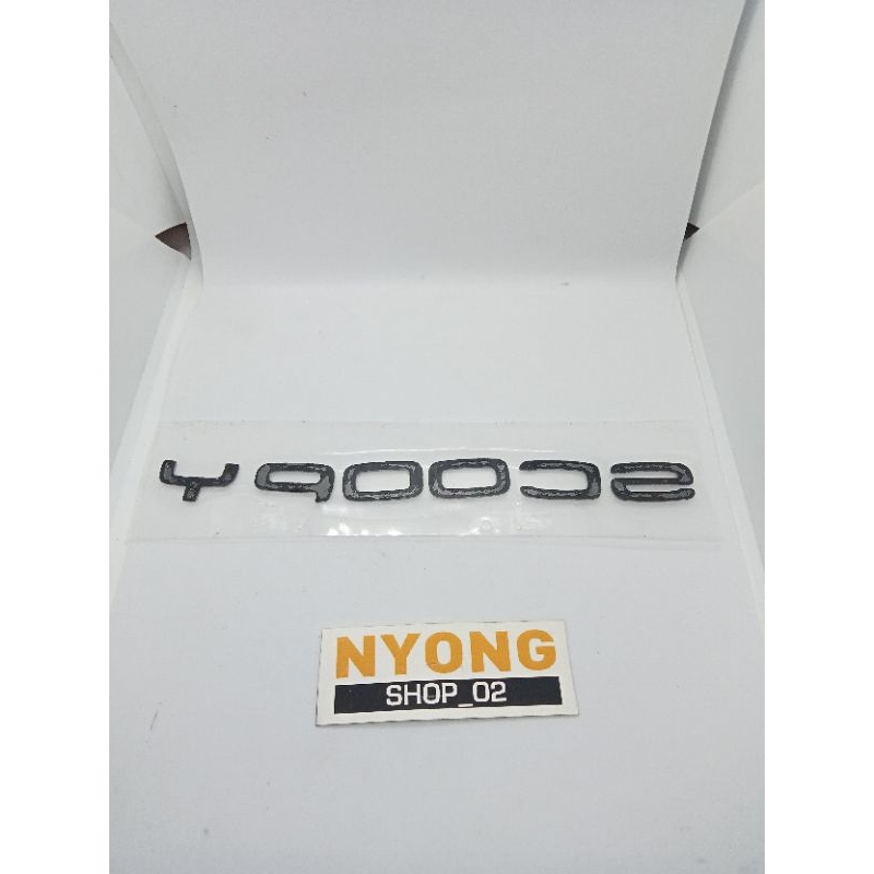 Emblem Logo Honda New Scoopy 2021-2023 K2F Original Warna Gold