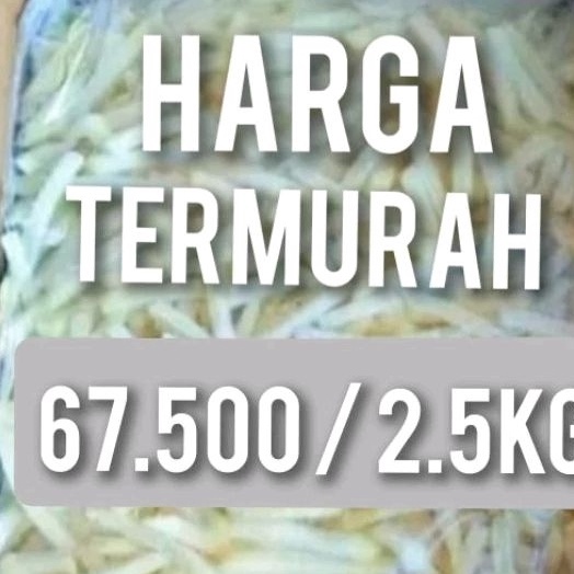 

Penjualan TerbaikCOD KENTANG GORENG SHOESTRING CUT 7mm berat 25Kg Kentang goreng murah Kentang goreng Kentang
