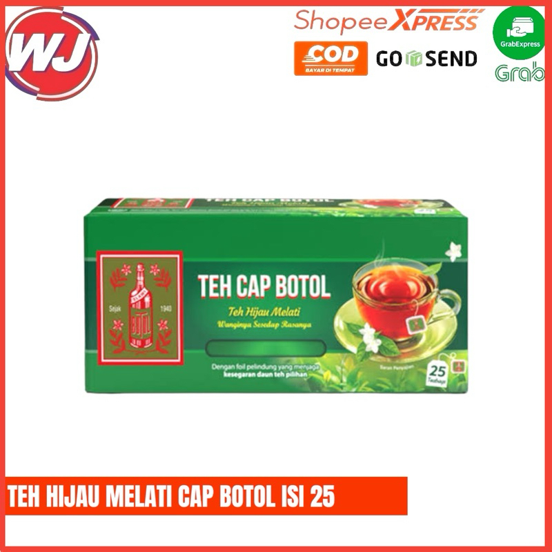 

TEH HIJAU MELATI CAP BOTOL ISI 25