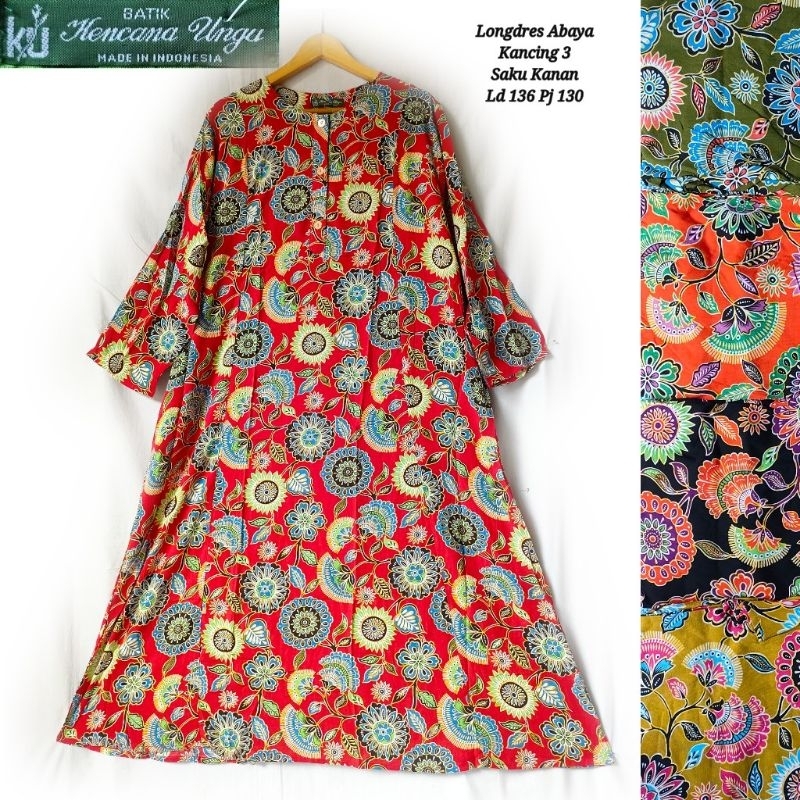 Longdres Abaya Jumbo Kencana Ungu