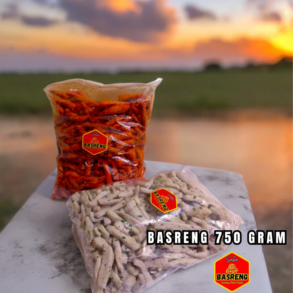 

[SPECIAL MIX] Basreng 750 gram daun jeruk gurih pedas & original