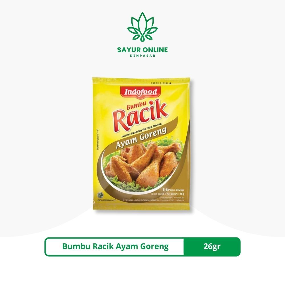 

Bumbu Racik Ayam Goreng 26gr - Sayur Online Denpasar