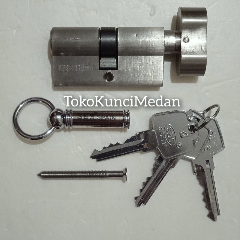 Silinder putar SES kunci biasa