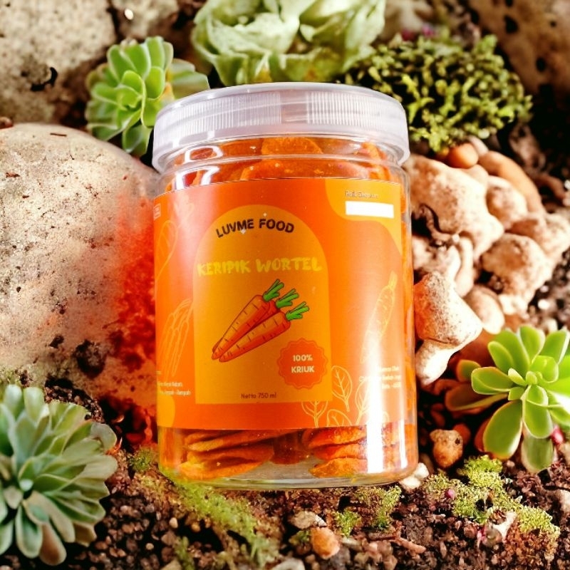 

KERIPIK WORTEL PREMIUM ENAK 850ml SNACK CEMILAN MAKANAN RINGAN