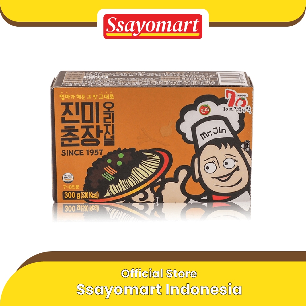 

Jinmi Chunjang Black Soybean Paste 300gr Pasta Kedelai Jjajangmyeon