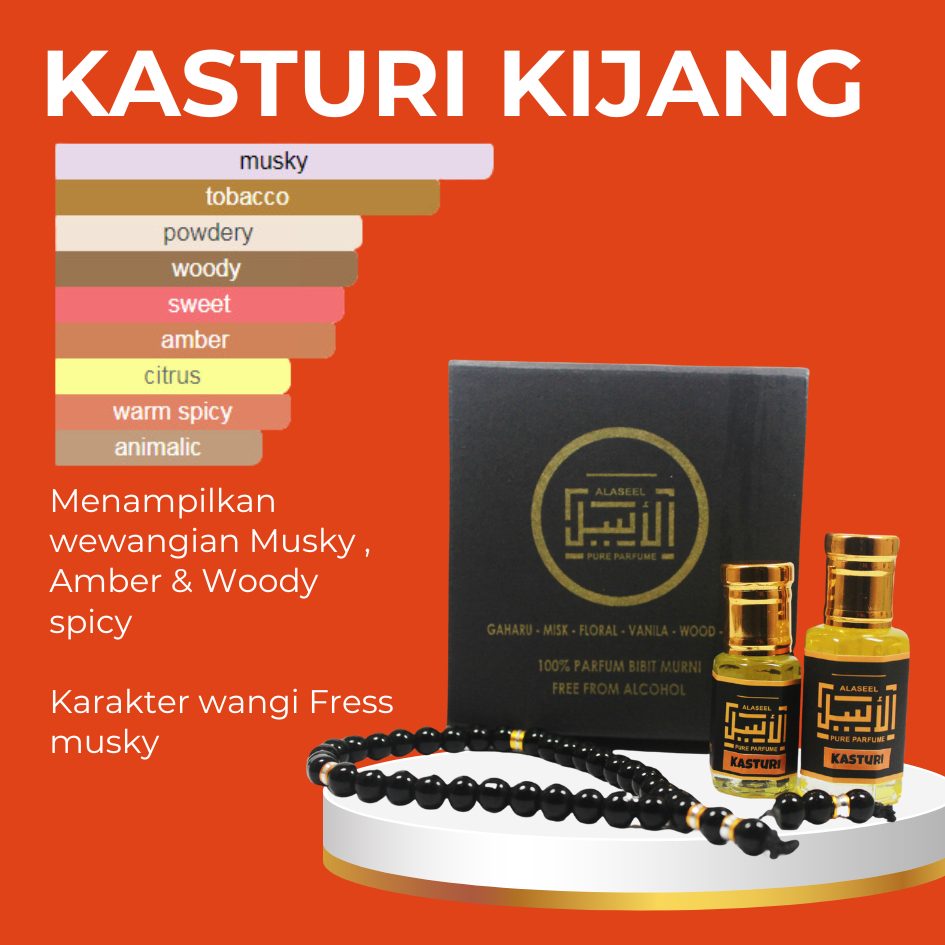 Parfum Kasturi Minyak Wangi Non Alkohol Minyak Wangi Kasturi Minyak Kasturi Kijang 100% Original