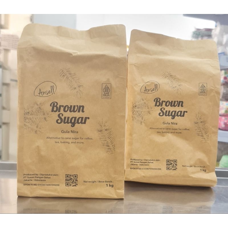 

Ansell Brown Sugar 1kg/Ansell Gula Nira Bubuk 1kg/Ansell Brown Sugar 1kg