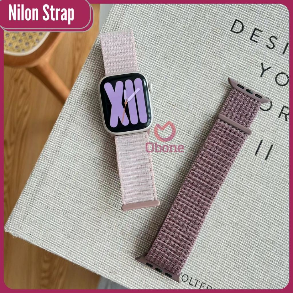NEW Nilon Strap For iwatch Series 1 2 3 4 5 6 7 8 9 S10 ultra ultra2 IWO Tali jamtangan Strap