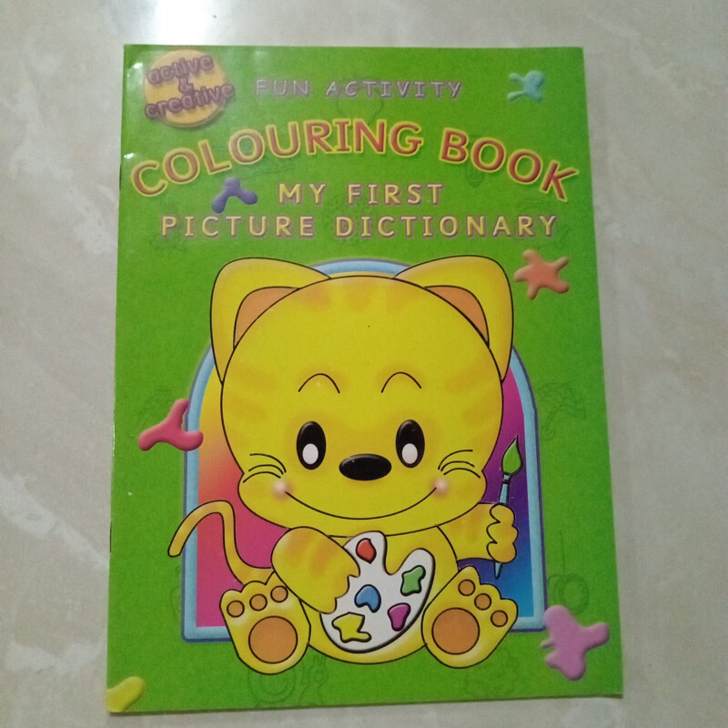 COLOURING BOOK my first picture dictionary