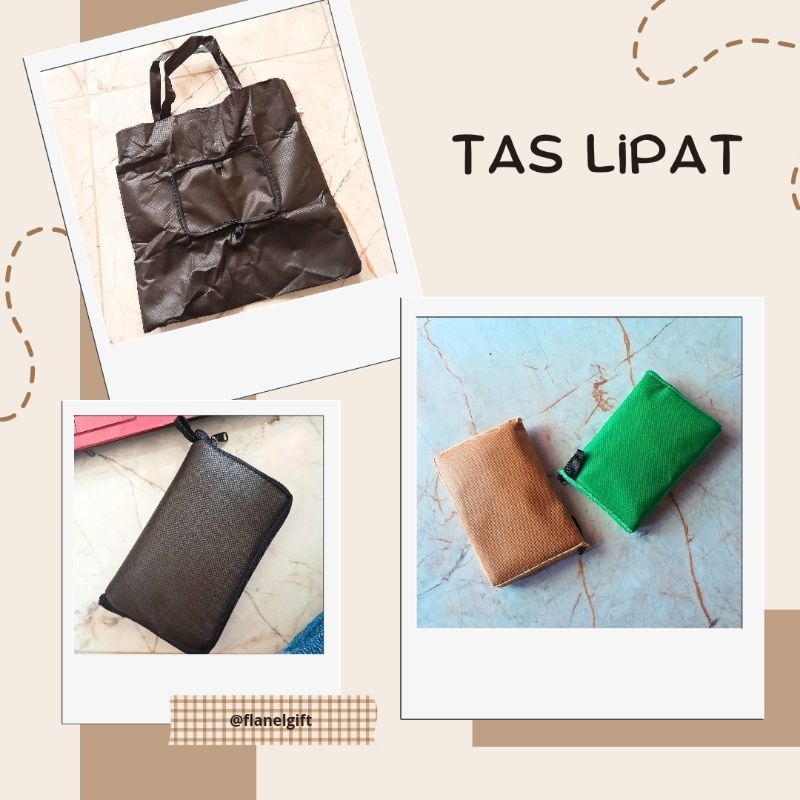 

Tote bag lipat spundbond